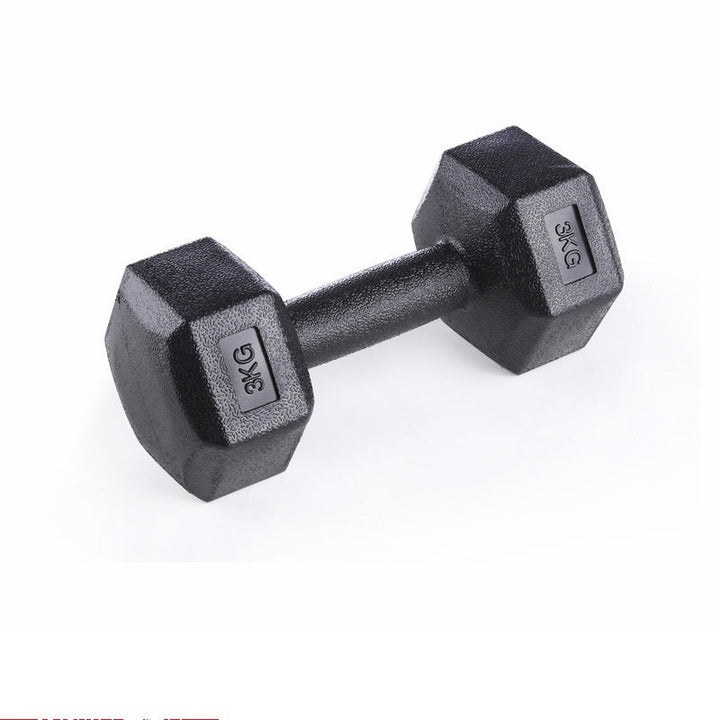 Rubberized Dumbbells Set Home Gym Arm Muscle Training Fitness
