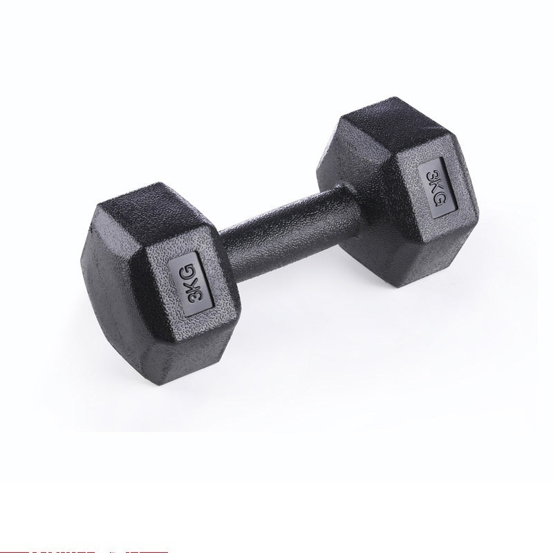 Rubberized Dumbbells Set Home Gym Arm Muscle Training Fitness