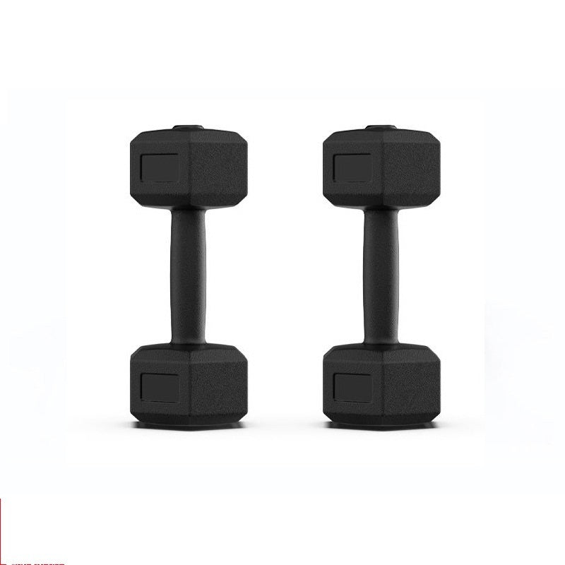 Rubberized Dumbbells Set Home Gym Arm Muscle Training Fitness