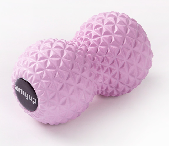 Peanut Massage Ball Double Lacrosse Mobility Therapy Tool