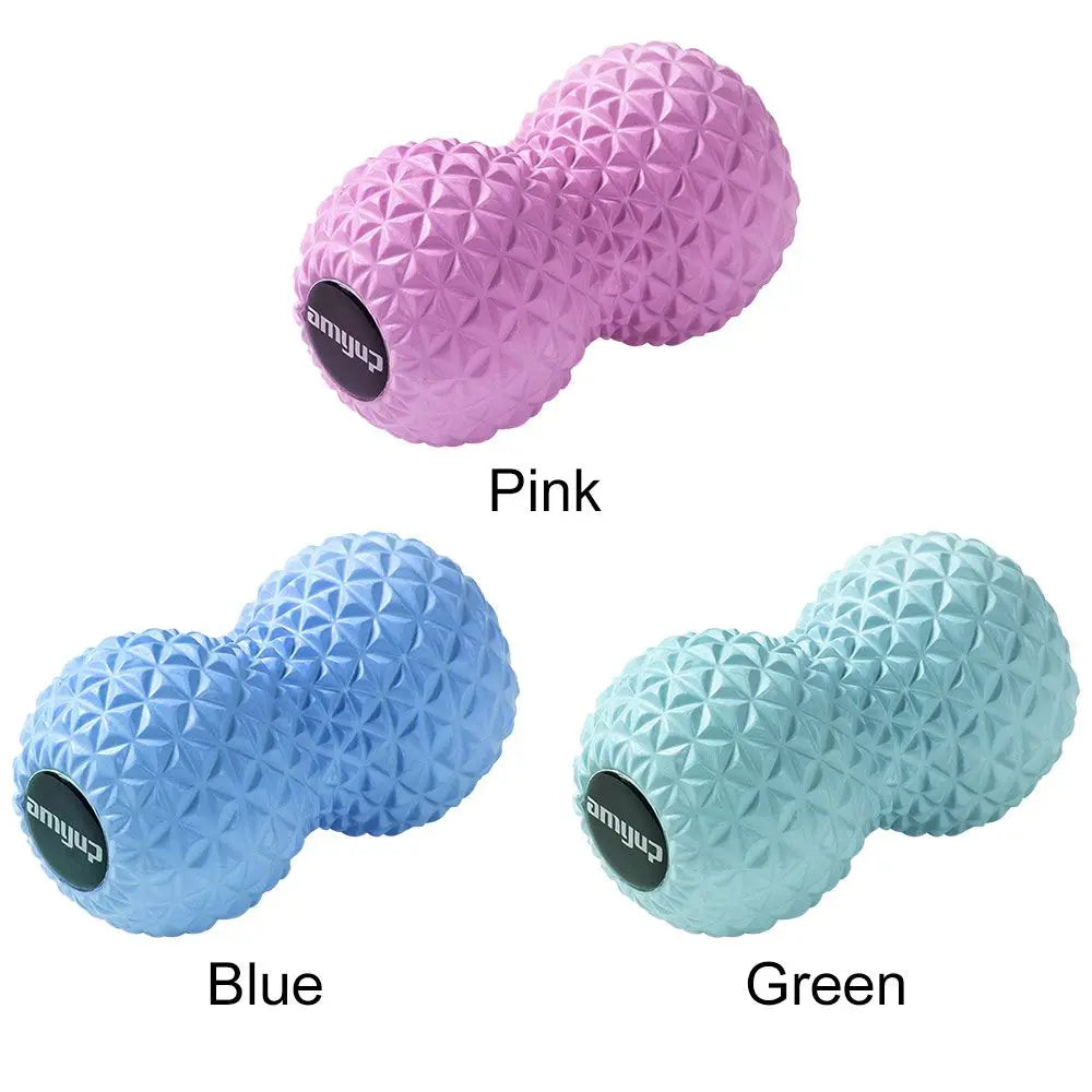 Peanut Massage Ball Double Lacrosse Mobility Therapy Tool