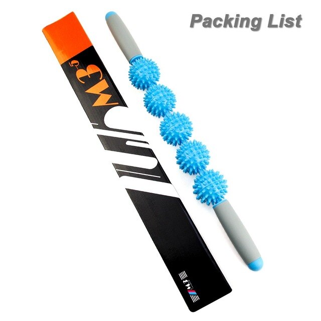 Muscle Roller Massage Roller Stick with Point Spiky Ball Back Roller