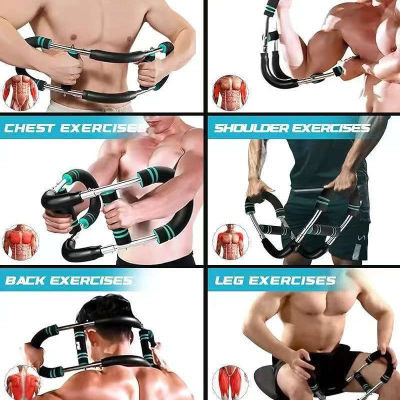 Adjustable U Shaped Arm Strength Chest Muscle Training Fitness Device