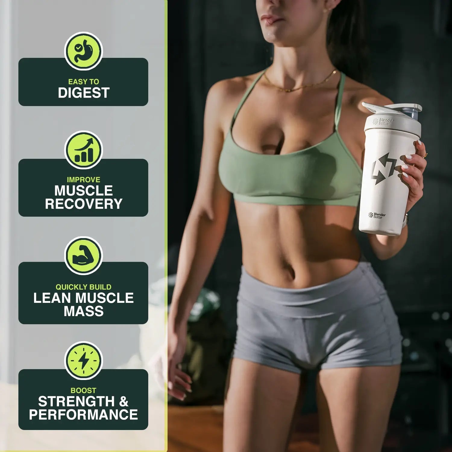Vegan Protein Powder Creatine Single Serve Packets Travel Supplement