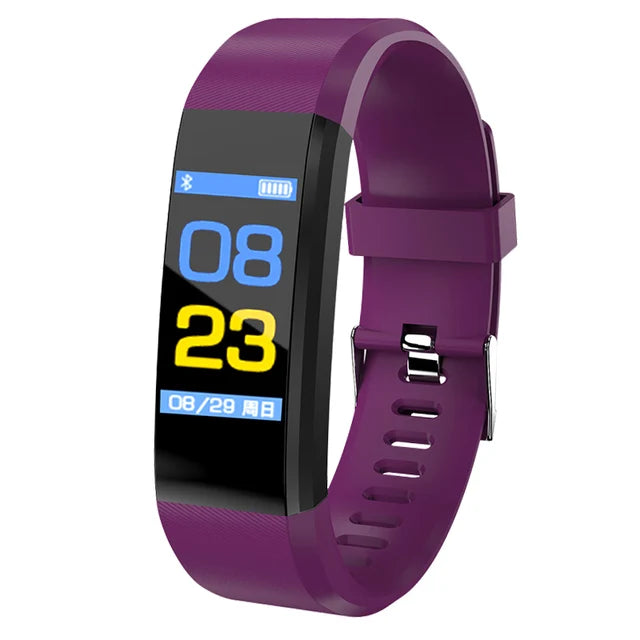 Smartwatch Men Women Heart Rate Blood Pressure Fitness Tracker