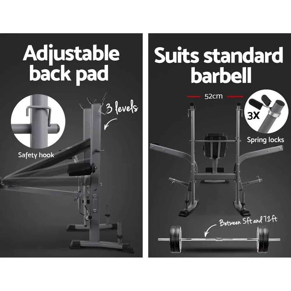 Multi Station Weight Bench Press Fitness Weights Equipment