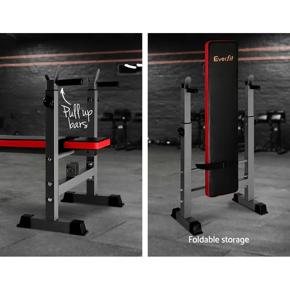 Multi-Station Weight Bench Press Weights Equipment Fitness