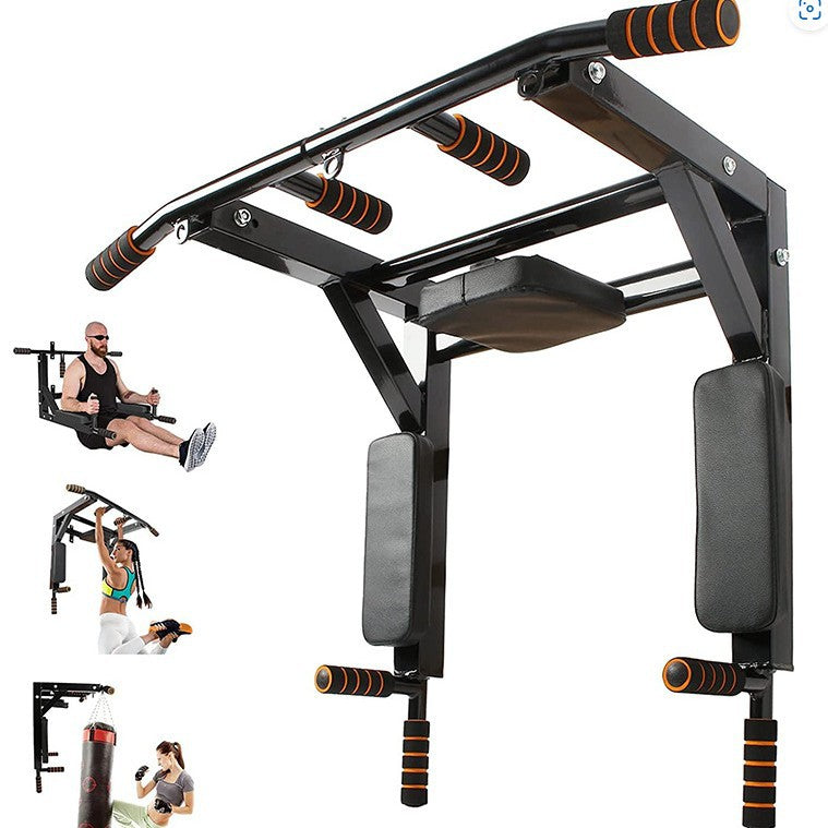 Wall Mounted Pull Up Parallel Bars Sandbag Rack Fitness Equipment