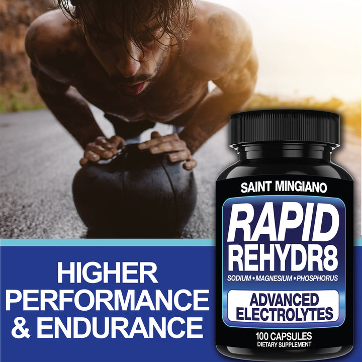 Rapid Rehydr8 Electrolyte Capsules Hydration Cramp Prevention Endurance Recovery