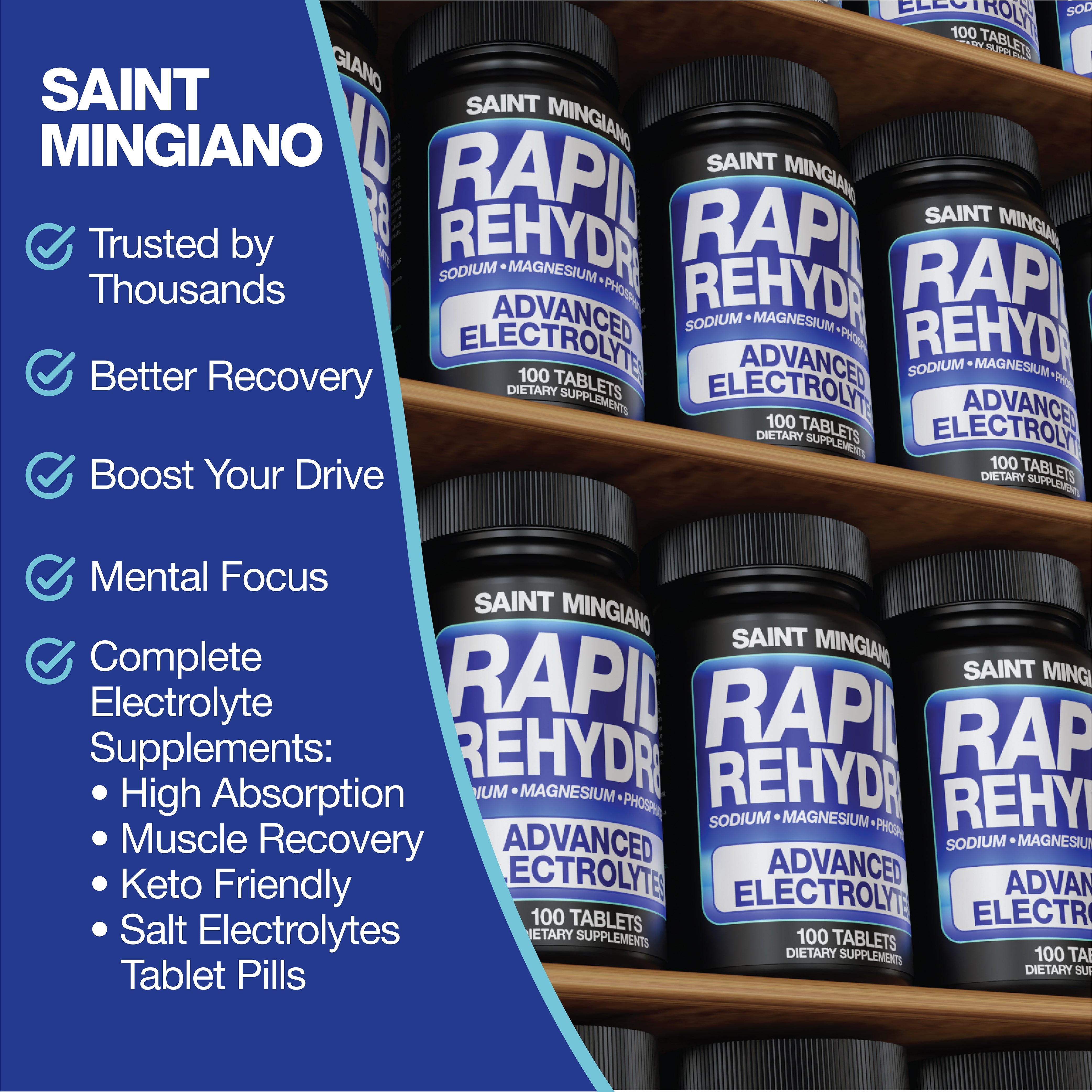 Rapid Rehydr8 Electrolyte Capsules Hydration Cramp Prevention Endurance Recovery