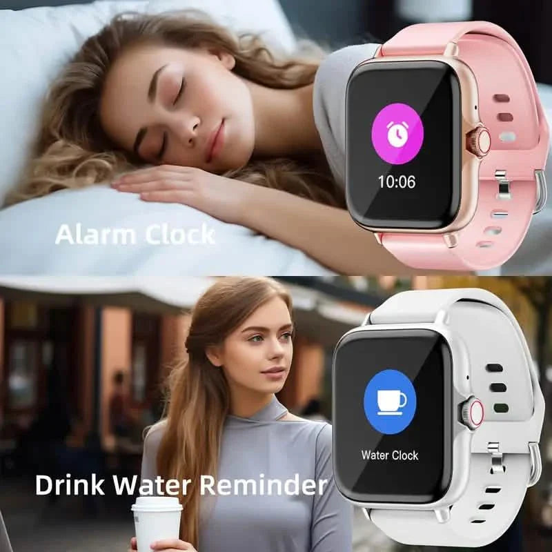 Full Touch Screen Smartwatch Activity Tracker Call Message Pedometer