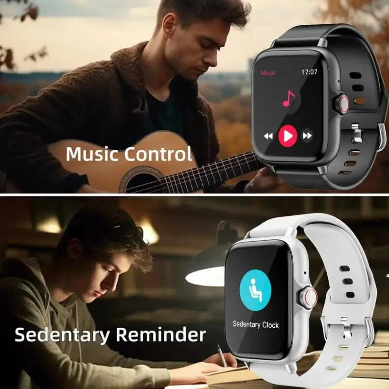 Full Touch Screen Smartwatch Activity Tracker Call Message Pedometer