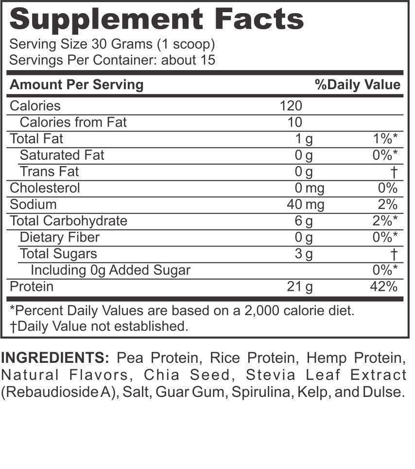 Elemental Vegan Protein Powder | Low FODMAP & GLP-1 Plant-Based Nutrition Support