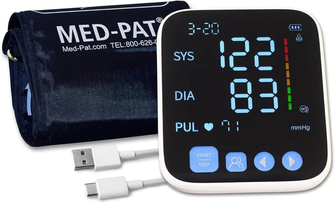 Med Pat BPS Arm Blood Pressure Monitor FDA Easy Read